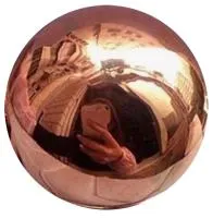 Полый шар из меди ø 100мм. (517618) сертификат - сфера арт-объект 100 мм. пустотелая  в Шатуре