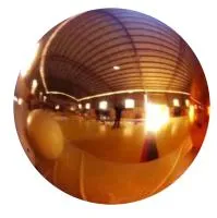 Полый шар из листовой меди (198299) поставка - сфера арт-объект ø 1000 мм. пустотелая  в Шатуре