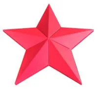 Красная звезда на памятник ø 250 мм. (517621) производство обелиск - стела пустотелая  в Шатуре