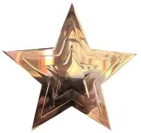 Звезда на памятник ø 150 (518234) монтаж обелиск - стела мм. пустотелая  в Шатуре