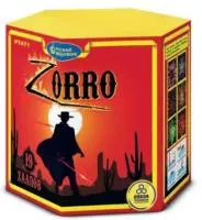 Фейерверк Zorro. Купить Фейерверк Zorro  Р7471 — магазин продажа салютов недорого —  Шатура, производитель Русский фейерверк - Русская пиротехника, доставка по России  +7 963 711 89 03 — Шатура | shatura.piroclub.ru