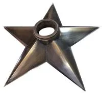Звезда ø 1100 мм. бронза (197207) поставка комплект горелка ГВД 379 10 89 00 ПС вечный огонь пустотелая  в Шатуре