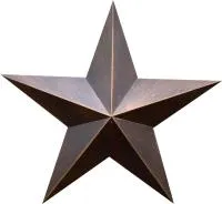 Звезда на памятник листовая бронза патина в Шатуре (518498)