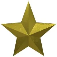 Звезда накладка на памятник литая латунь в Шатуре (518483)