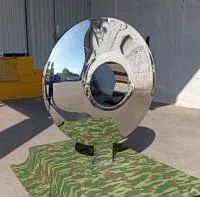 Линза парковый арт объект (519059) ∅ 1500 сталь AISI304 Шатура 