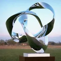 Кольца из нержавеющей стали скульптура (518288) производство арт-объект  в Шатуре