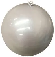 Новогодний шар белый (518857) ∅ 250 мм. Шатура