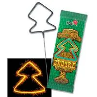 Бенгальские огни фигурные Елочка 250-2 ТР163 купить от производителя Троицкий снаряжательный завод — Шатура