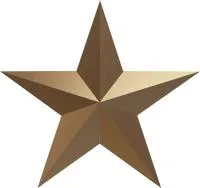 Звезда на памятник ветерану ВОВ из бронзы в Шатуре (518494)