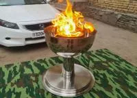 Чаша торжественного огня афины (51756458) производство для ø 360 мм. ветроустойчивая в Шатуре