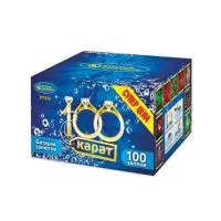 Батарея салютов 100 Карат Р7332 купить от производителя Русский Фейерверк — Шатура