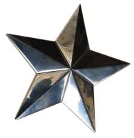 Звезда на стелу обелиск (197202) монтаж - стела памятник ø 250 мм. пустотелая  в Шатуре