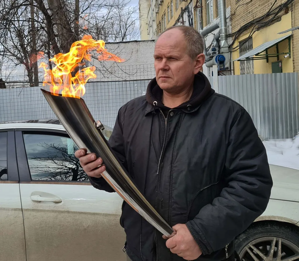 Факелы для эстафеты Олимпийского огня в Шатуре Факелы для эстафеты Олимпийского огня в Шатуре