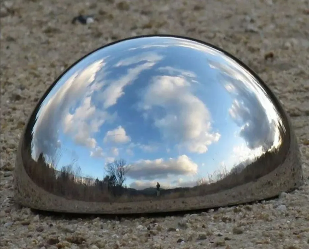 Стальные полусферы в Шатуре 